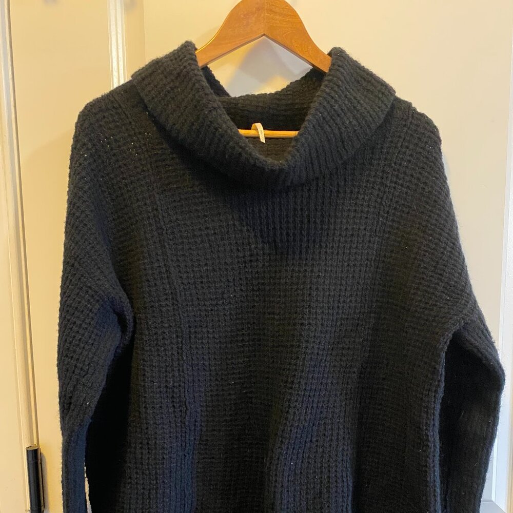 Free People Cowl Neck Wool Sweater
